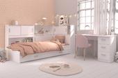 Dětská postel s úložným prostorem řeší řadu problémů