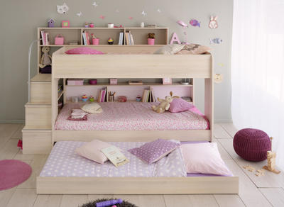 Patrová postel Bibop pro tři děti