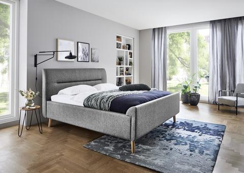 Čalouněná postel s prostorem Enny grey
