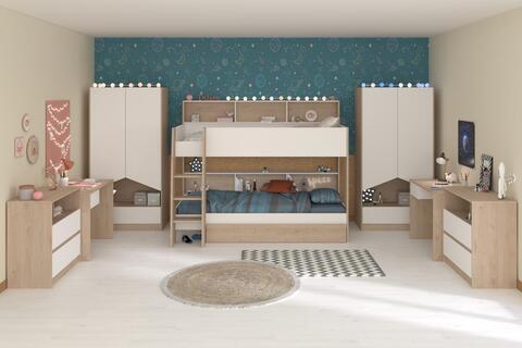 Dětský pokoj s patrovou postelí Shelter maxi