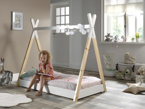 Dětská postel ve tvaru stanu 70x140 Tipi