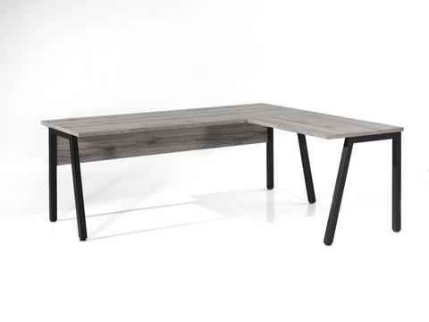 Rohový kancelářský stůl Pronto 150 grey