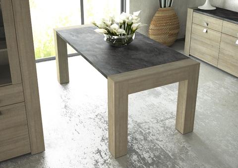 Designový jídelní stůl Rita grey oak