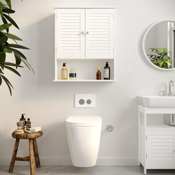 Závěsná koupelnová skříňka v provensálském designu BBCII