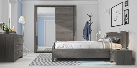 Designový nábytek do ložnice Sarlat, grey