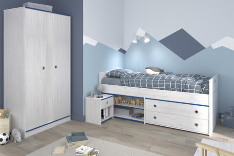 Dětská postel s prostorem Smoozy blue