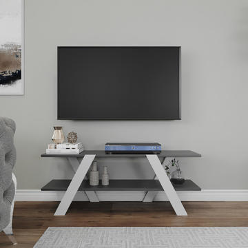 Televizní stolek v minimalistickém designu April antracit