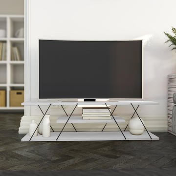 Televizní stolek Canaz white