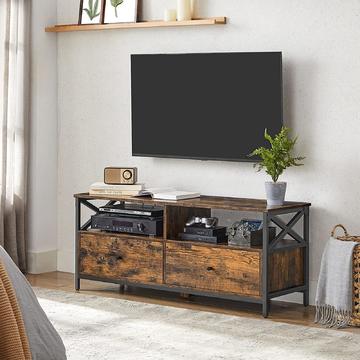 Televizní stolek v industriálním designu s prvky rustic LTV