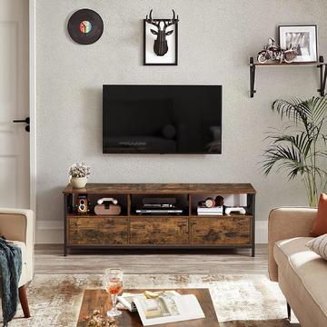 Televizní stolek v industriálním designu s prvky rustic LTV II