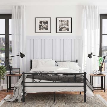 Kovová postel v industriálním designu RMB black
