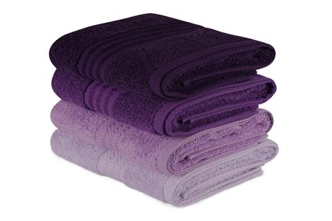 Sada ručníků fialových Lilac - 4 kusy