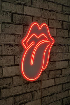Světelná dekorace na zeď The Rolling Stones 