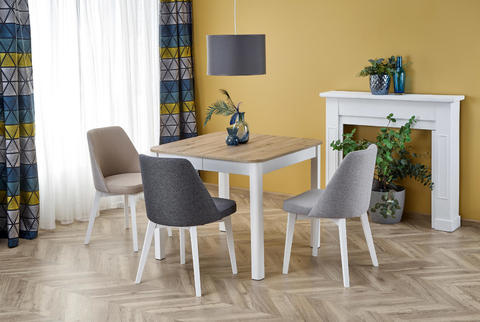 Jídelní sestava rozkládací stůl a tři židle Flavio colors