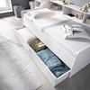 Dětská postel s prostorem bílá Drag