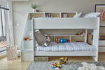 Patrová postel Bibliobed, maximální úspora místa v dětském pokoji