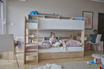  patrové posteli je vhodné pro dvě děti, pořídit dva psací stoly