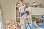 Patrová postel Bibop nabízí dostatek prostoru a zábavy pro obě děti