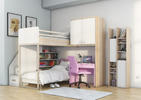 Dětský pokoj, patrová postel pro holky City Life - pink
