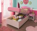 Dětská postel Princess s úložným prostorem