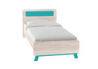 Dětská postel Niels v kombinaci s tyrkysovým odstínem