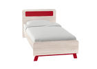 Dětská postel Niels v kombinaci s červeným odstínem