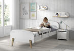 Kolekce Kiddy, dětský nábytek v odstínu bílá - přírodní