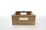 Nízký úložný box z teakového dřeva 