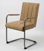 Jídelní židle Wax PU Cowhide brown 4950/53W
