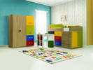 Elegantní dětský pokoj s barevnými detaily - kolekce Herrenk