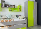 Dětská postel multifunkční B - zelená