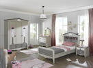 Nádherný návrh dětského pokoje holky, kolekce Houses