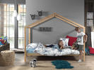 Dětská postel s šuplíkem ze dřeva borovice Dallas natural large