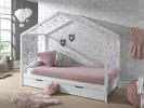 Dětská postel s šuplíkem ze dřeva borovice Dallas white large