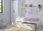 Dětská postel s přistýlkou Eco white