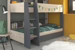 Patrová postel disponuje širokými schůdky, bezpečné pro vaše děti