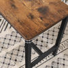 Jídelní stůl, dvě lavice, sestava Rustic brown