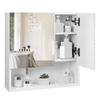 Zrcadlová skříňka v minimalistickém designu BBK-WT