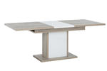 Designový rozkládací jídelní stůl Aston oak, white