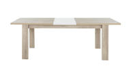Designový rozkládací jídelní stůl Aston oak, white II