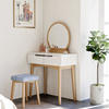 Toaletní stolek s taburetem ve skandinávském designu Vanity