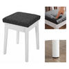 Toaletní stolek s taburetem v minimalistickém designu RDT-III