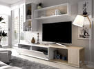 Designová obývací stěna, tři způsoby sestavení Obi glossy white
