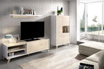 Designový televizní stolek Ness white