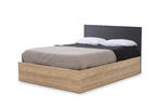 Designová postel s úložným prostorem 140x190 Natural II