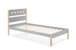 Dětská postel ve skandinávském designu Compte, grey light