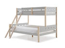 Patrová postel ve skandinávském designu Compte, light grey large