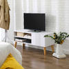 Televizní stolek v tradičním skandinávském designu LTV white