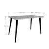 Psací stůl v minimalistickém designu z masívu Rixi natural