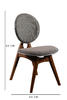 Jídelní židle dva kusy z habrového dřeva Touch Brown